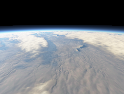 earth rendering real-time OpenGL 3D planet atmosphere scattering blue marble srtm