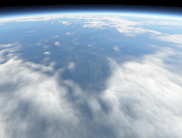 earth rendering real-time OpenGL 3D planet atmosphere scattering blue marble srtm