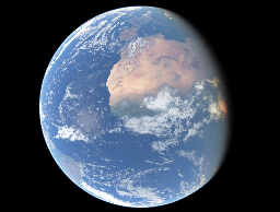 earth rendering real-time OpenGL 3D planet atmosphere scattering blue marble srtm